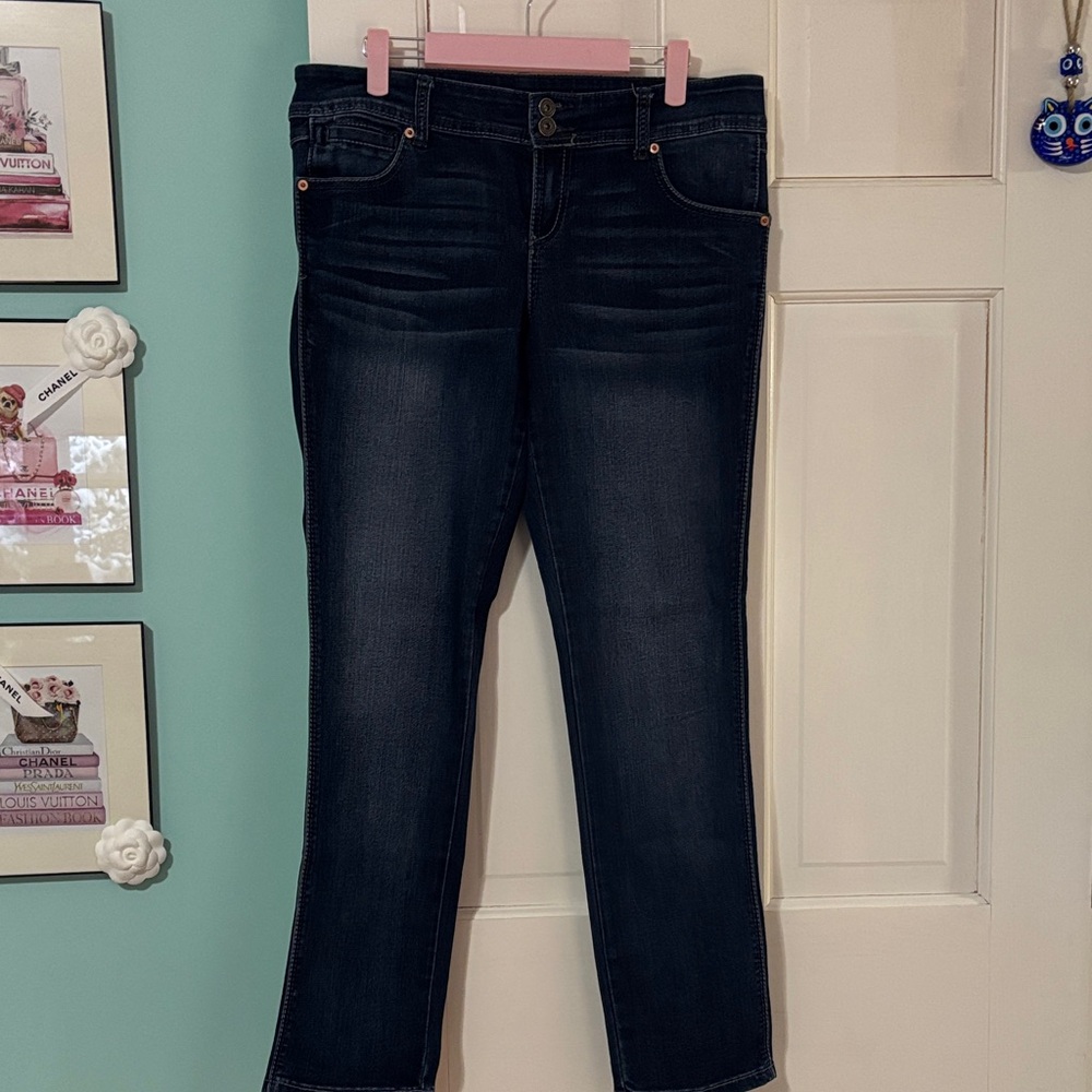 INC International Concepts Midnight Ankle Jeans